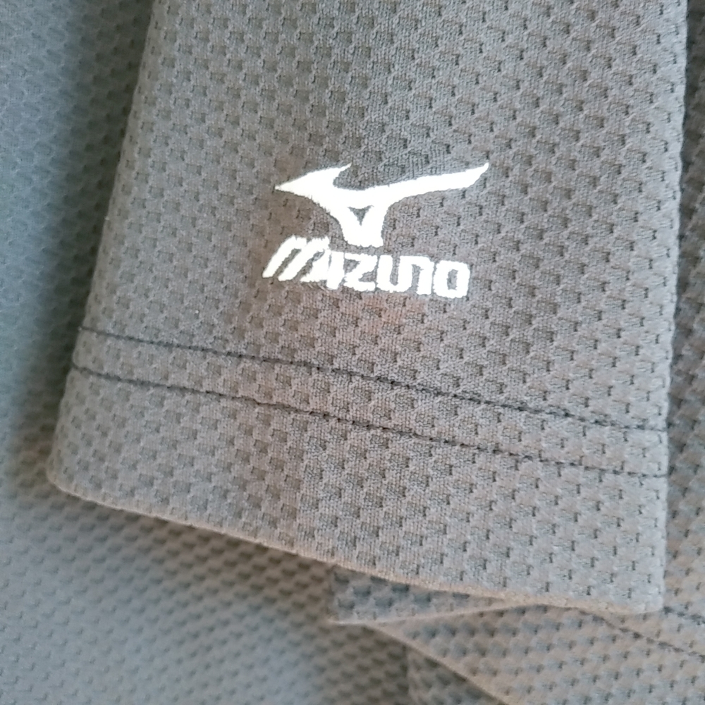 Mizuno XXL Mens Textured Black Athletic Polo Shirt - Picture 8 of 8
